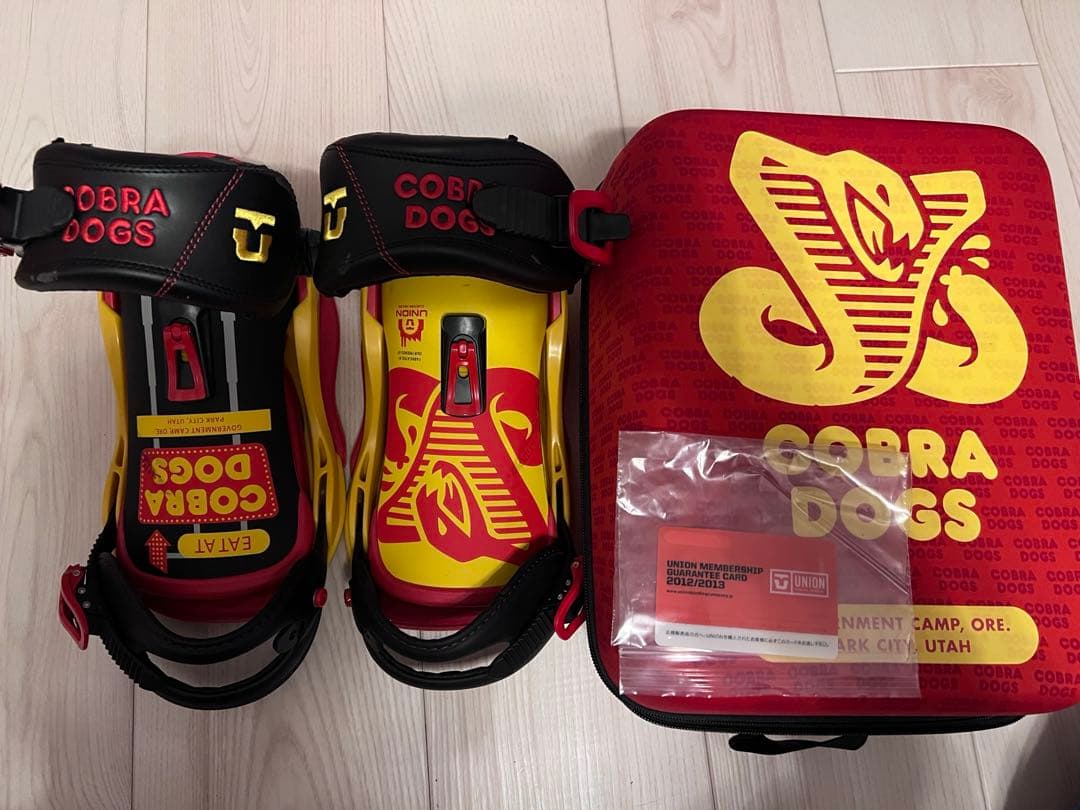 新品　希少　COBRA DOGS UNION コラボ　ビンディング　ユニオン