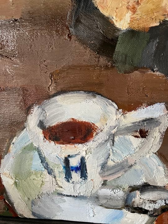 【半額SALE】149,060→ 74,530猫油絵『猫珈琲店』