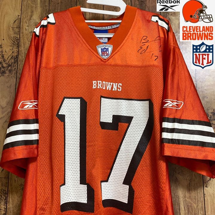 [レア] NFL クリーブランド・ブラウンズ　サイン入り　ユニフォーム[セール]