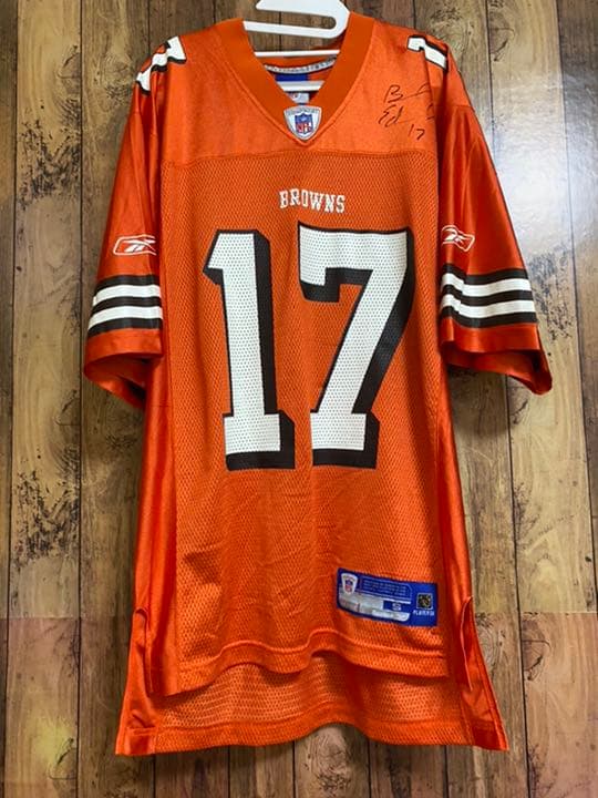 [レア] NFL クリーブランド・ブラウンズ　サイン入り　ユニフォーム[セール]