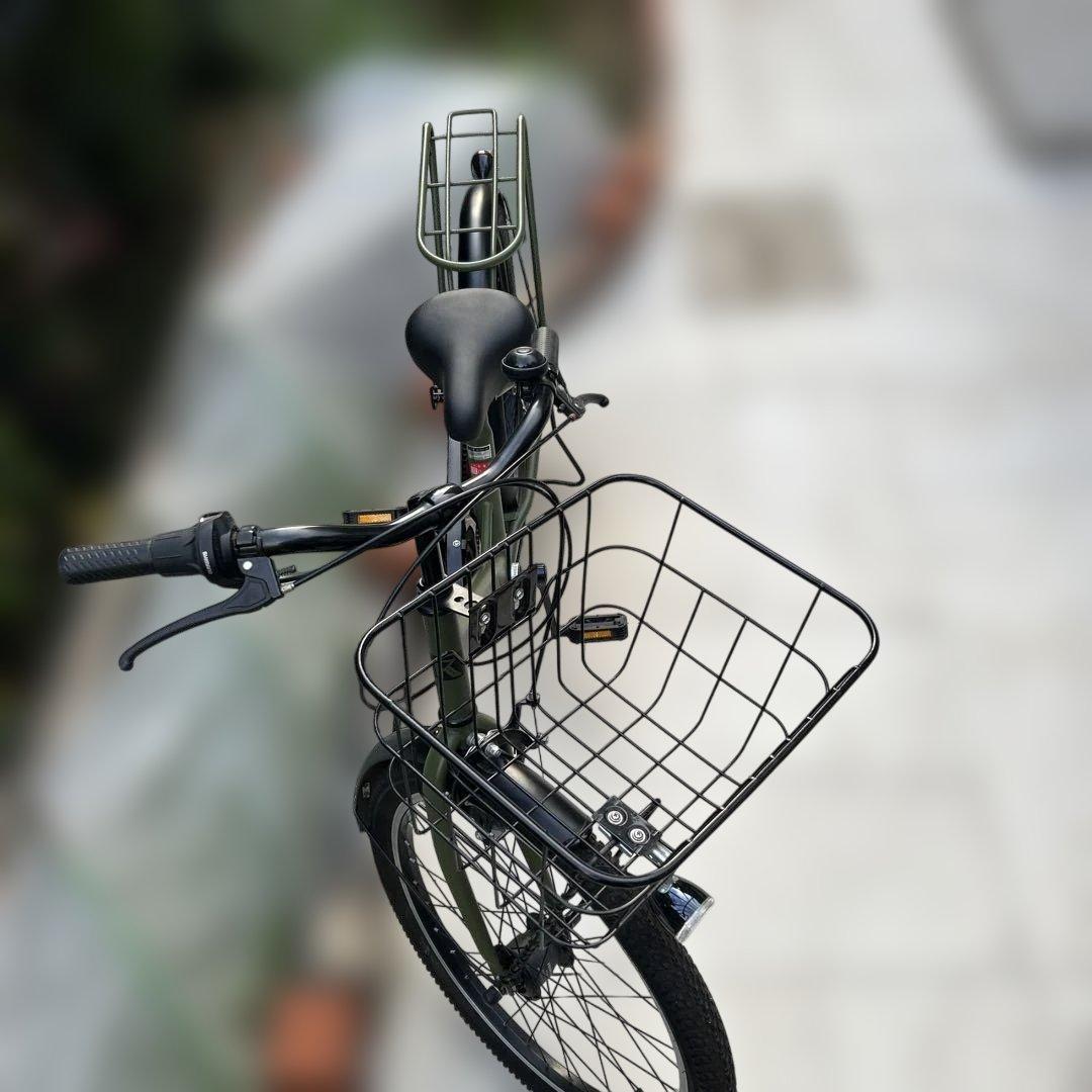 22インチ 子供用自転車 6段変速 LEDダイナモライト