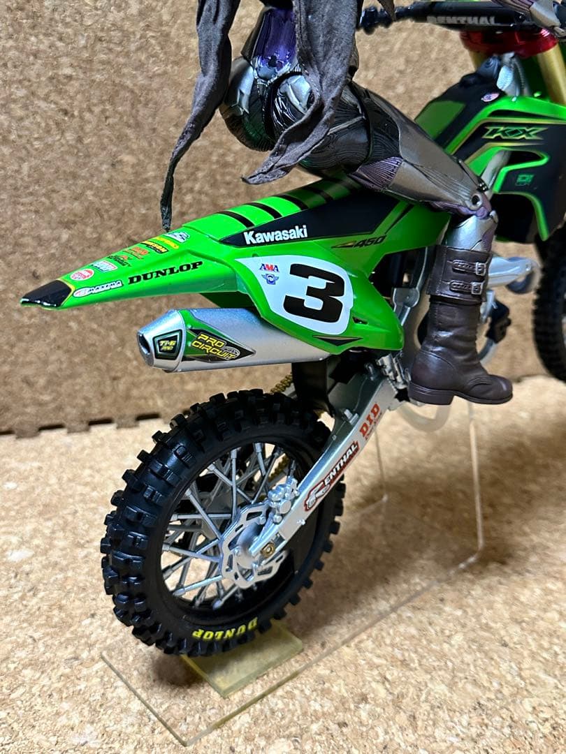 1/6 Kawasaki KX 450 モトクロスバイク