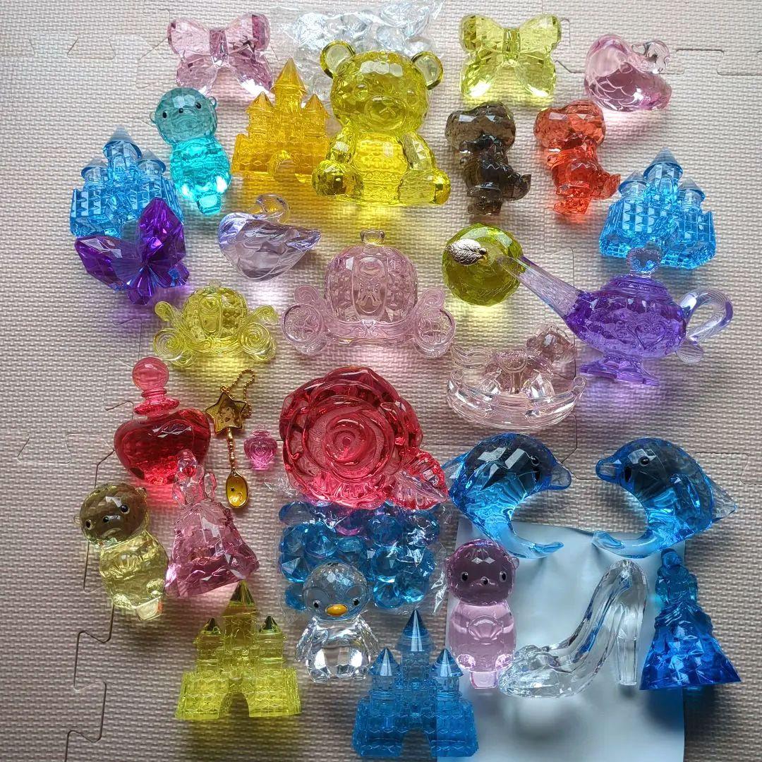 アクリルアイス　置物　城　馬車　魔法のランプ　恐竜等セット 多色　まとめセット