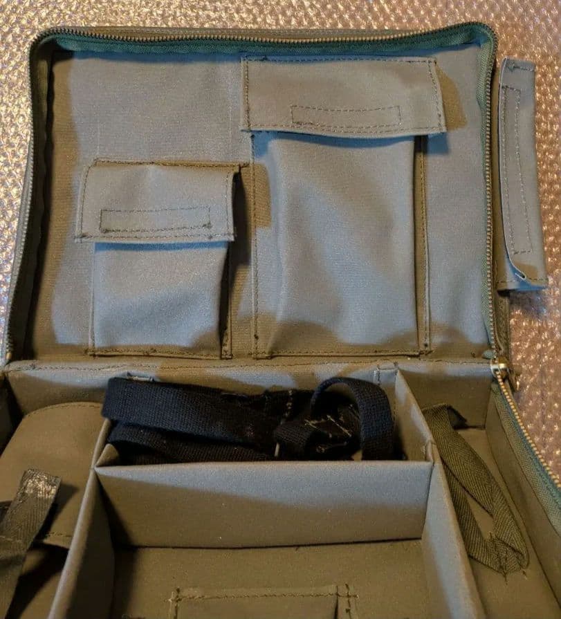 自衛隊 ビンテージ 箱型バッグ 月末セール