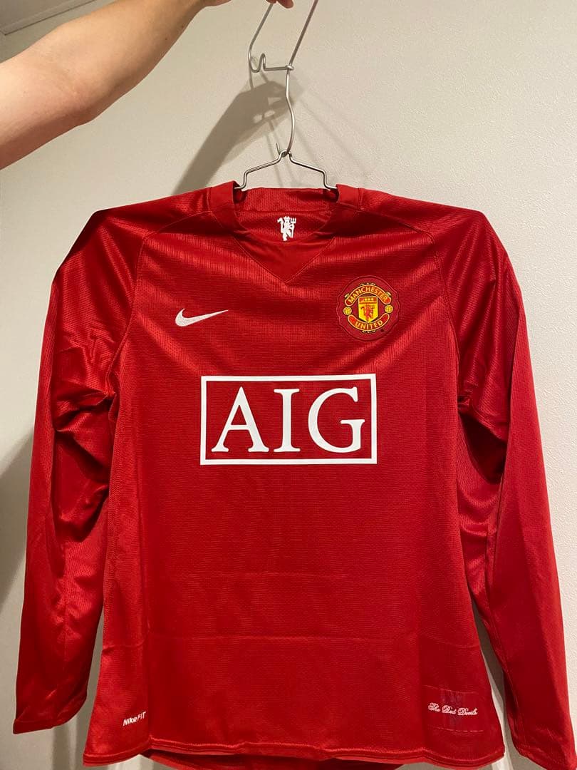 【正規品】C.ロナウド　額縁入り直筆サイン入りユニフォーム08-09