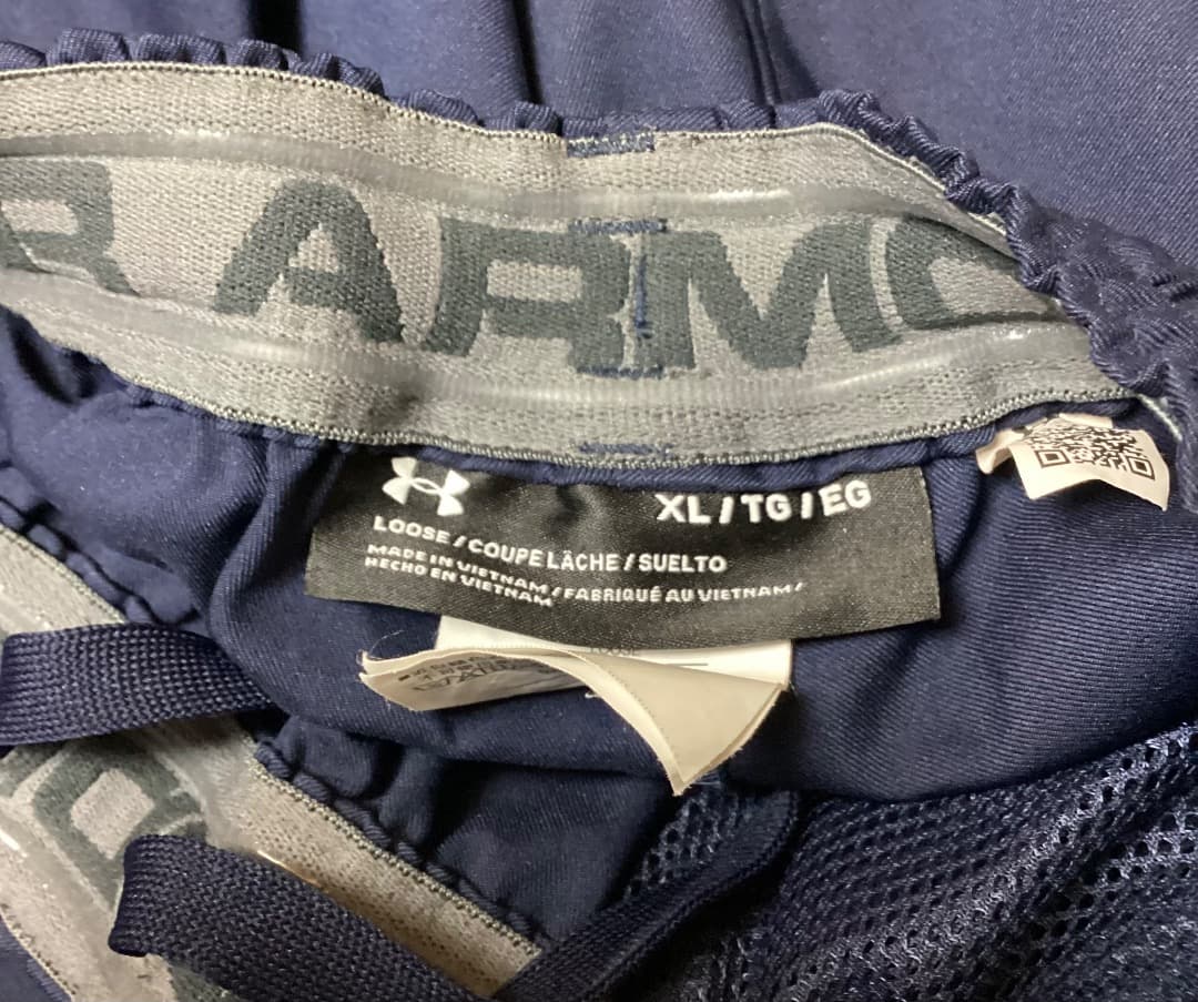 東海大相模ラグビー部　XL ヤッケ上下　ネイビー　アンダーアーマー　ピステ