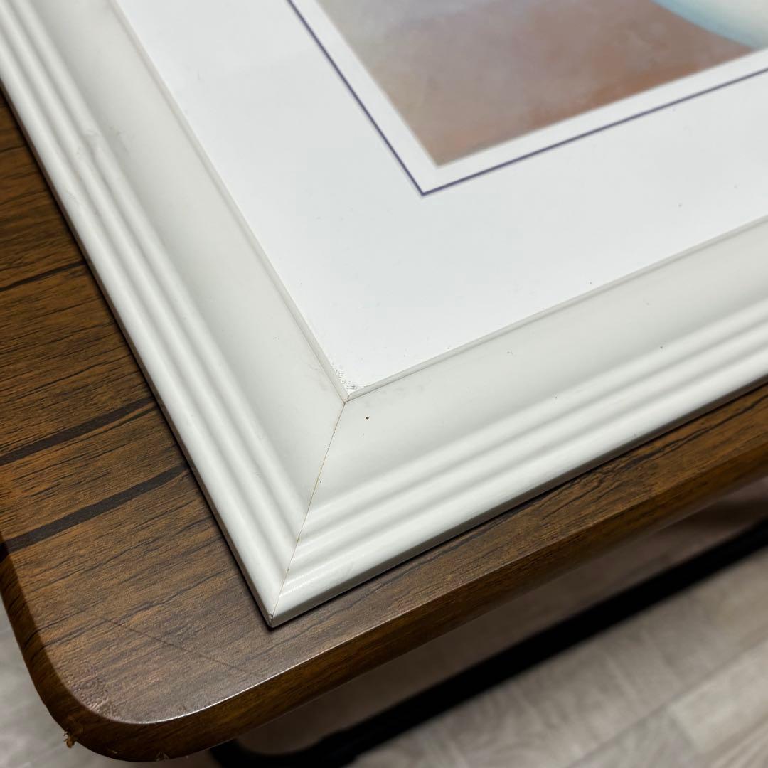 中龍子　油絵　額装　絵画　花　静止画　美術品