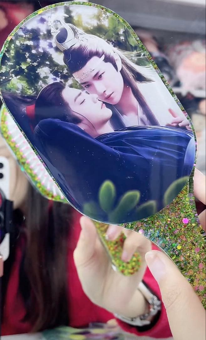 王一博 肖戦 超大レジンエアークッション付きヘアブラシ　4点セット❣️確認用105