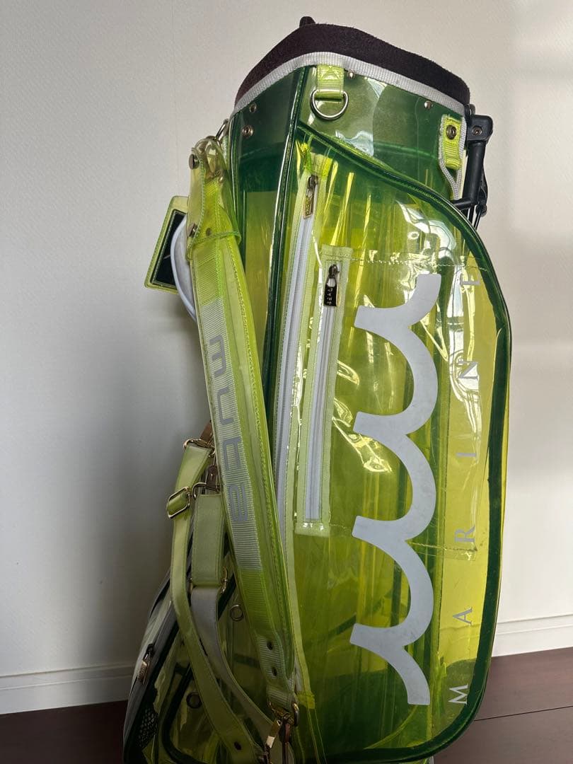 値下げしました！muta ムータマリン　スケルトン　ゴルフ　キャディバック
