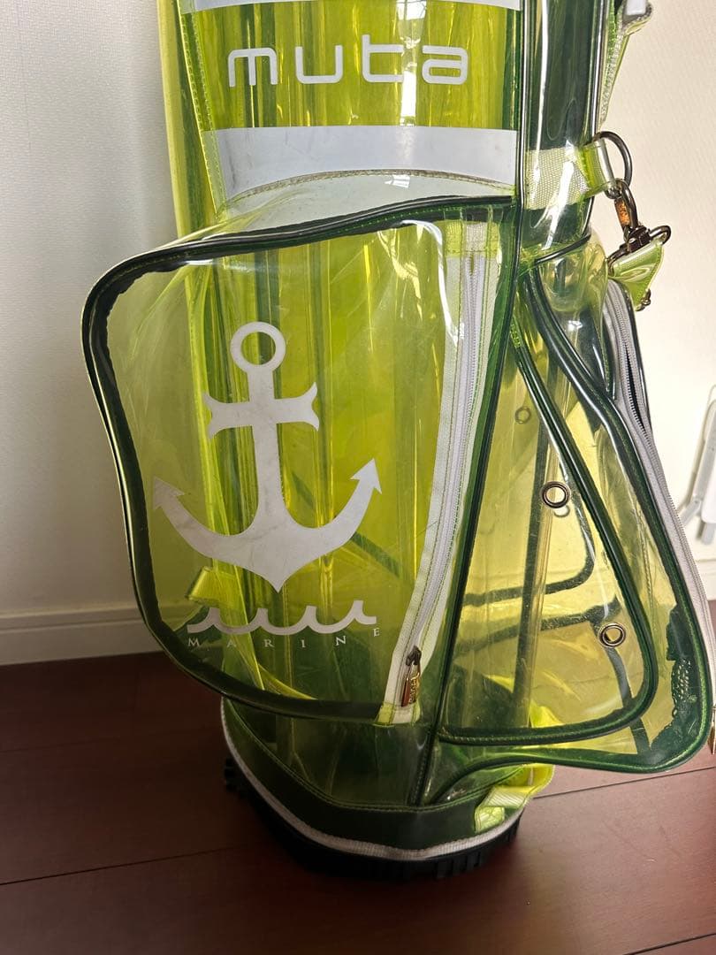 値下げしました！muta ムータマリン　スケルトン　ゴルフ　キャディバック
