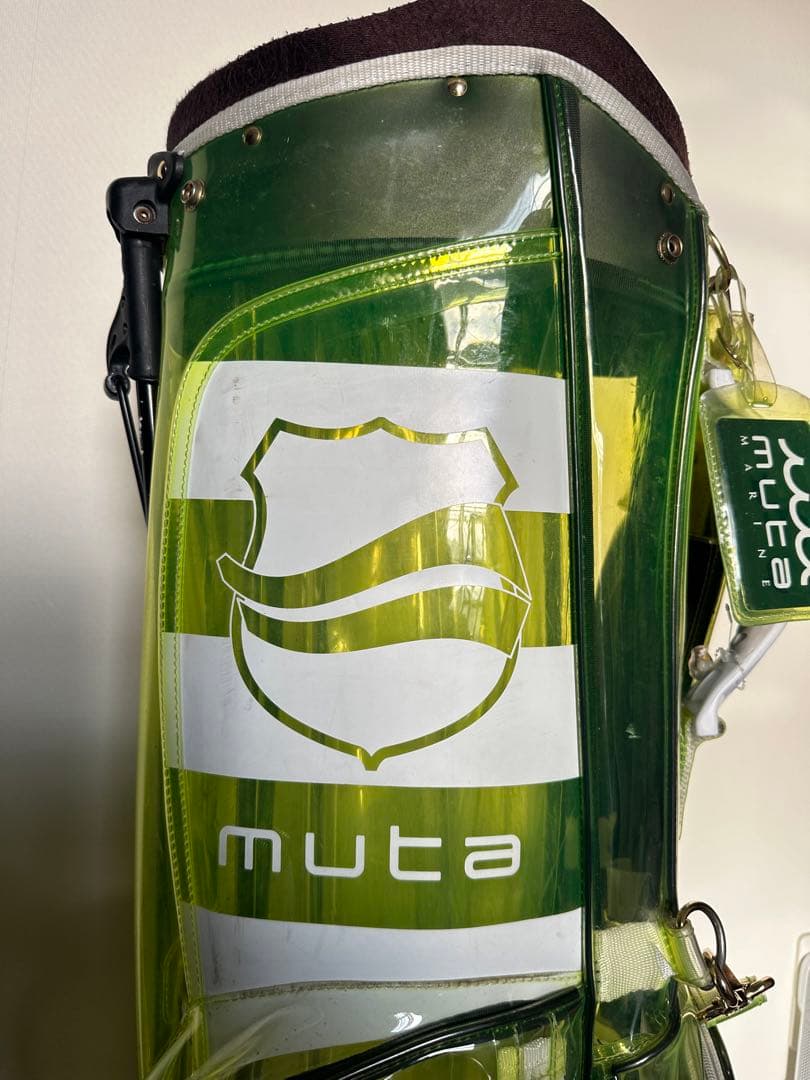 値下げしました！muta ムータマリン　スケルトン　ゴルフ　キャディバック