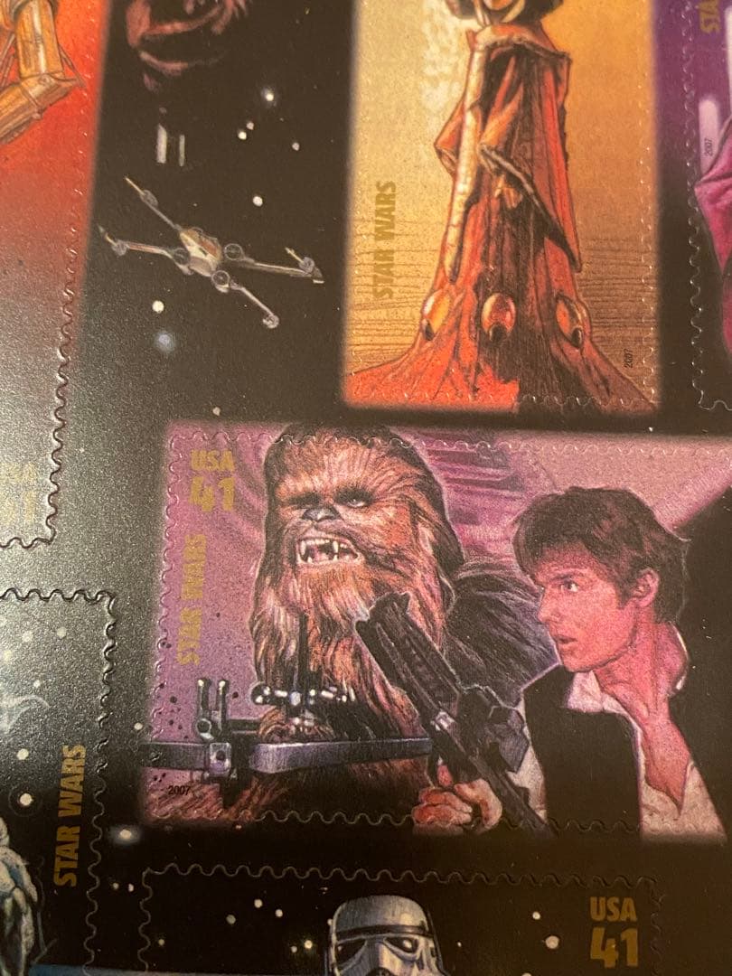 （未使用）スターウォーズ　アメリカ用　切手