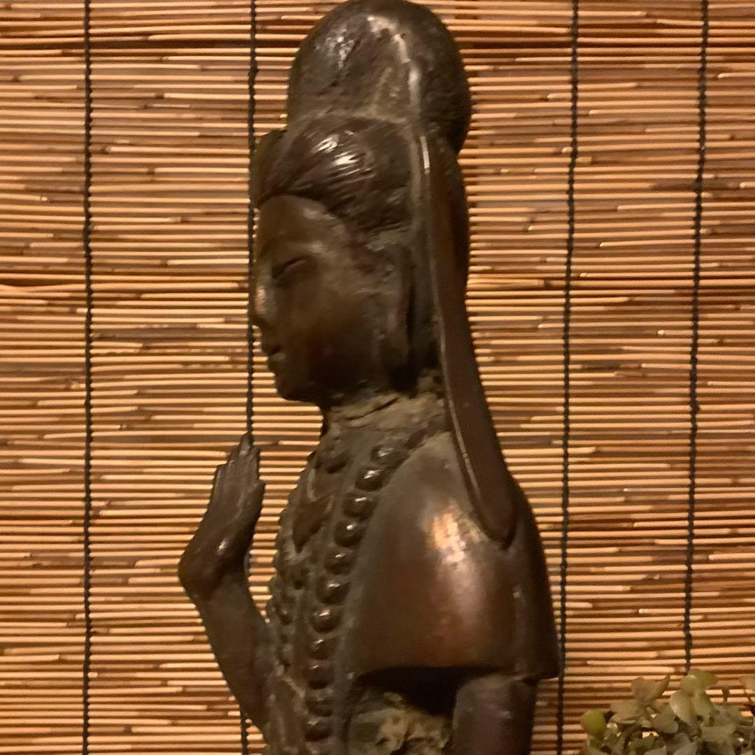 朝鮮・三国時代「南無観世音菩像」高句麗・新羅・百済・天平・古銅