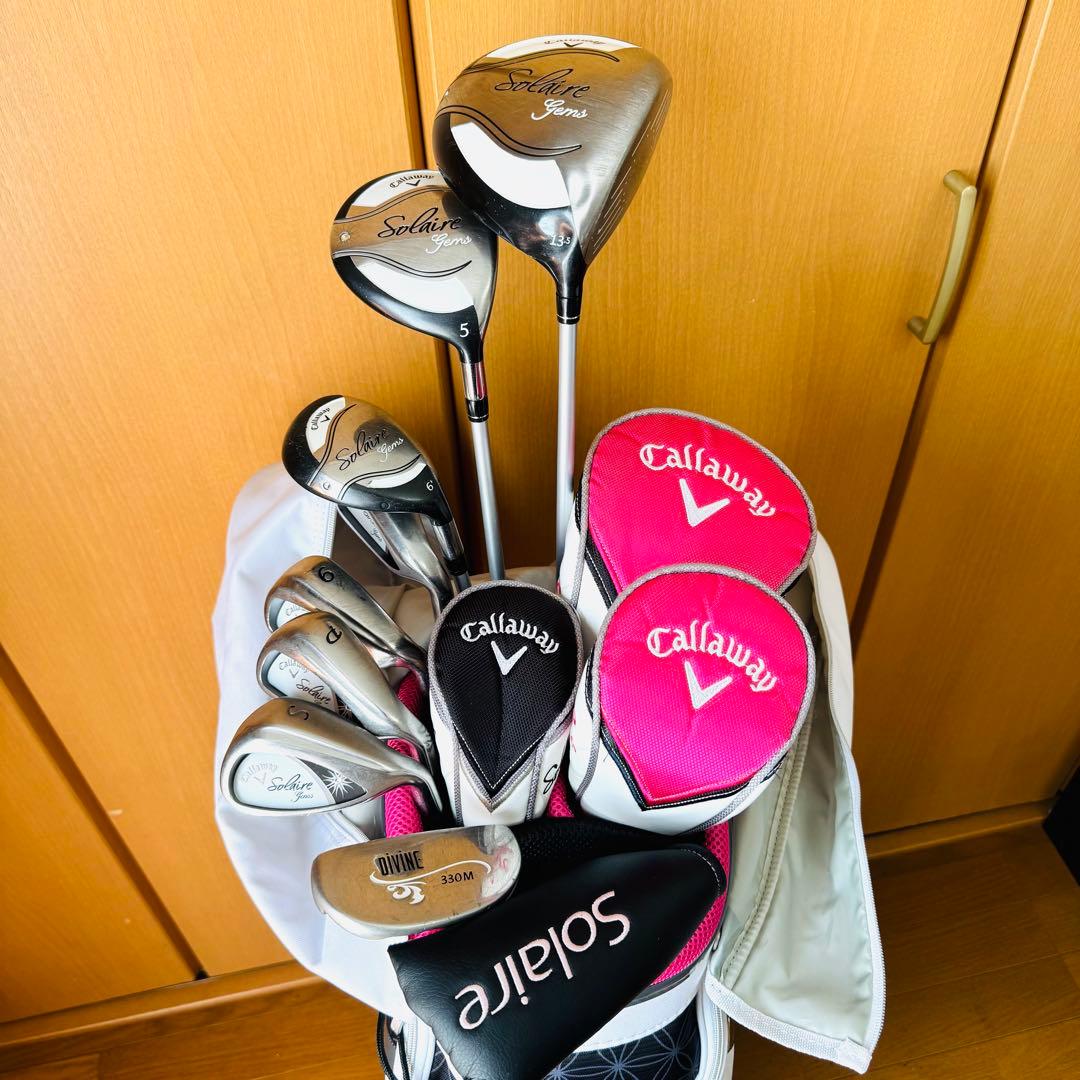 【美品】Callaway Solaire Gems レディース　ゴルフ セット