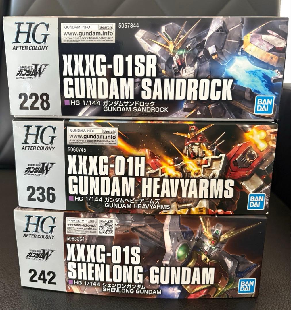 HGAC 1/144 ガンダムWシリーズ 3体セット