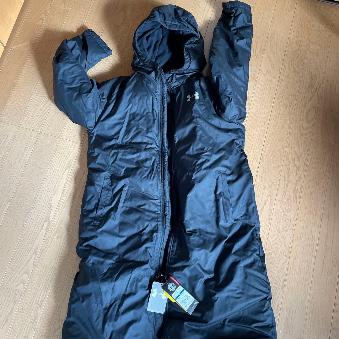 Under Armour ボーイズトレーニングベンチコート YXL ブラック