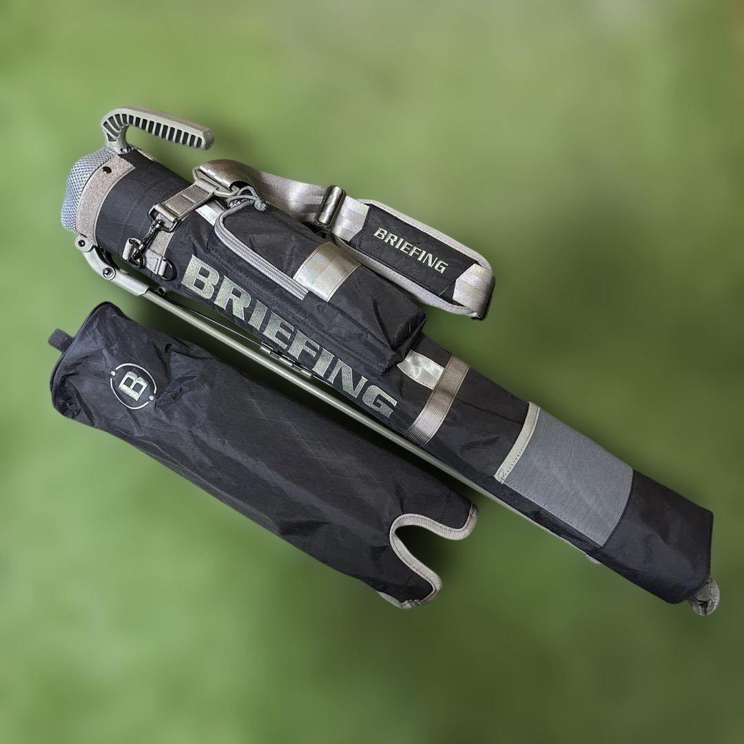 ブリーフィング 限定ウルフグレー キャディバック セルフスタンドバック