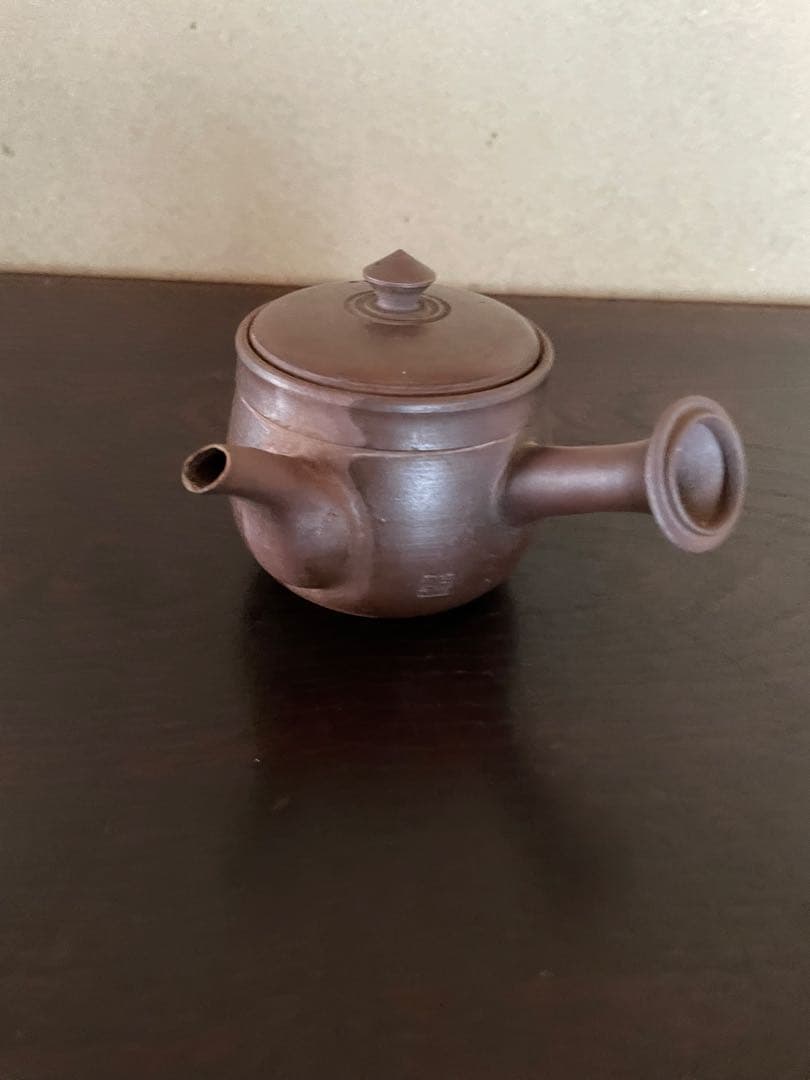 萬古焼の急須　銘　白山