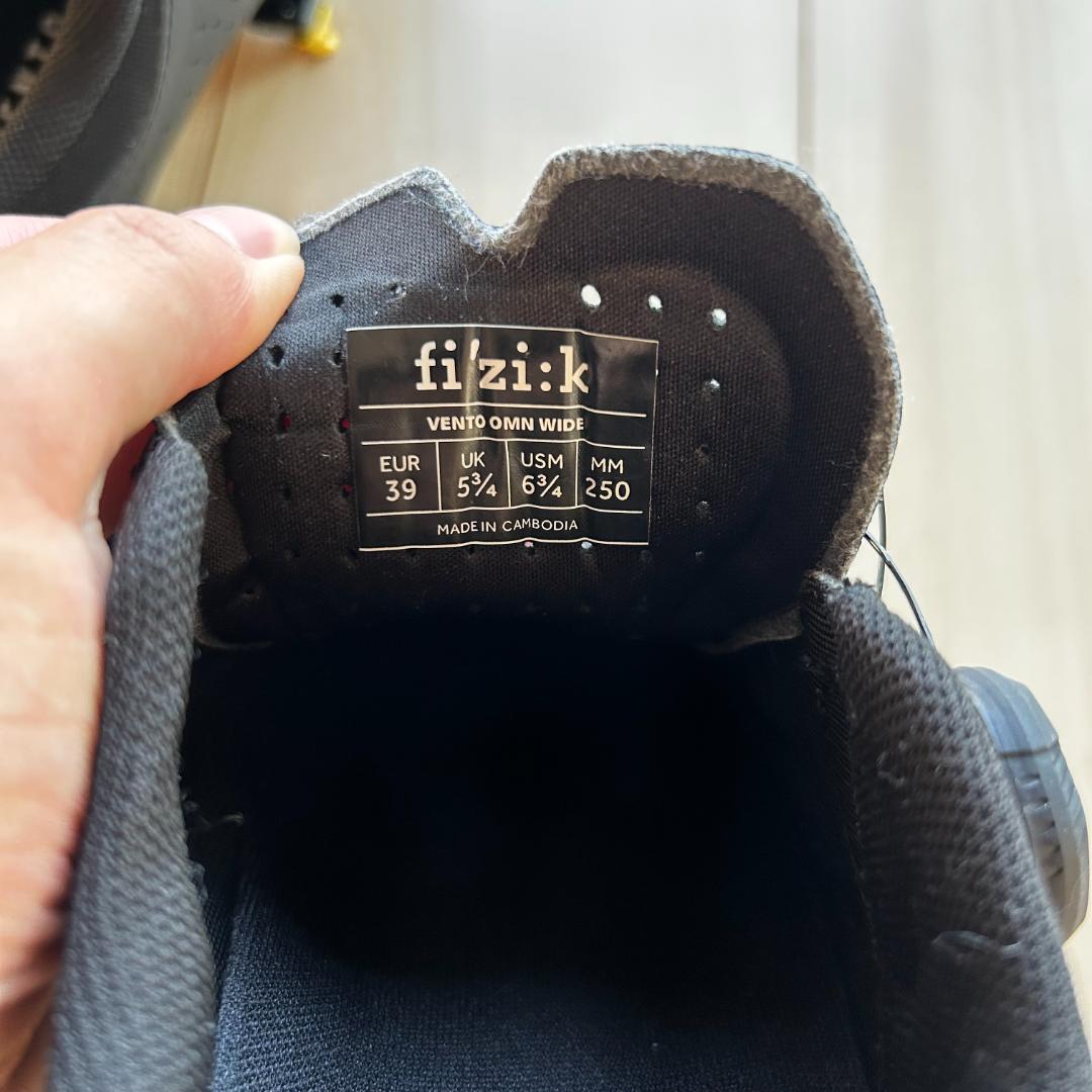 値下げ！【使用一度のみ・美品】fizik VENTO ビンディングシューズ