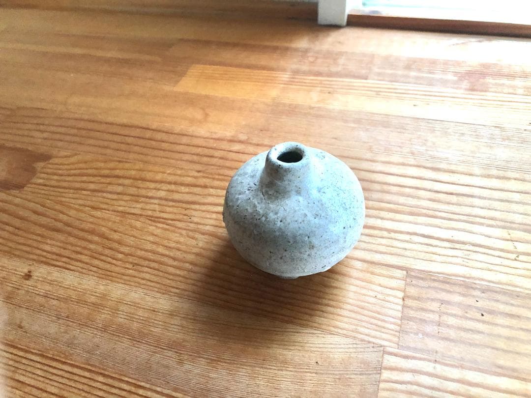 【タイ・骨董】宋胡録（スンコロク）白釉 小壺（1301年~1600年）