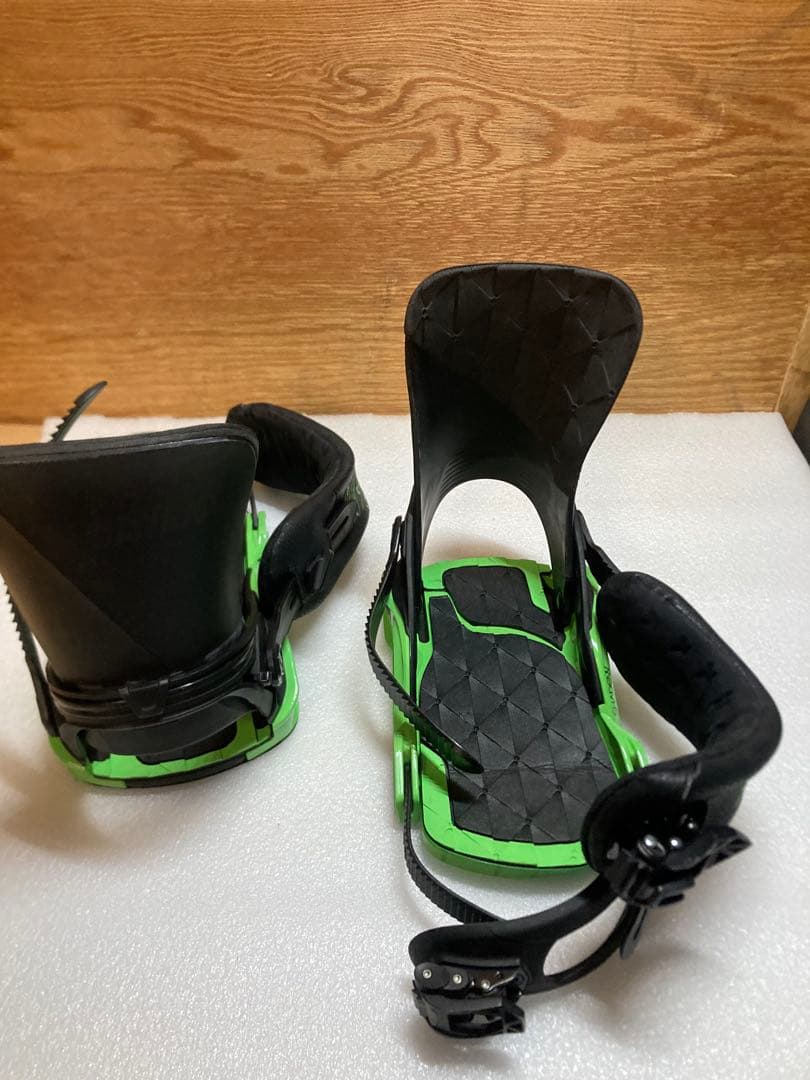 SALOMON DISTRICT スノーボード ビンディング グリーン　S