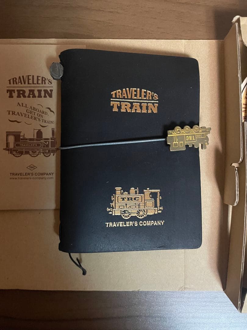 トラベラーズノート　トレイン パスポートサイズ　ノートセット
