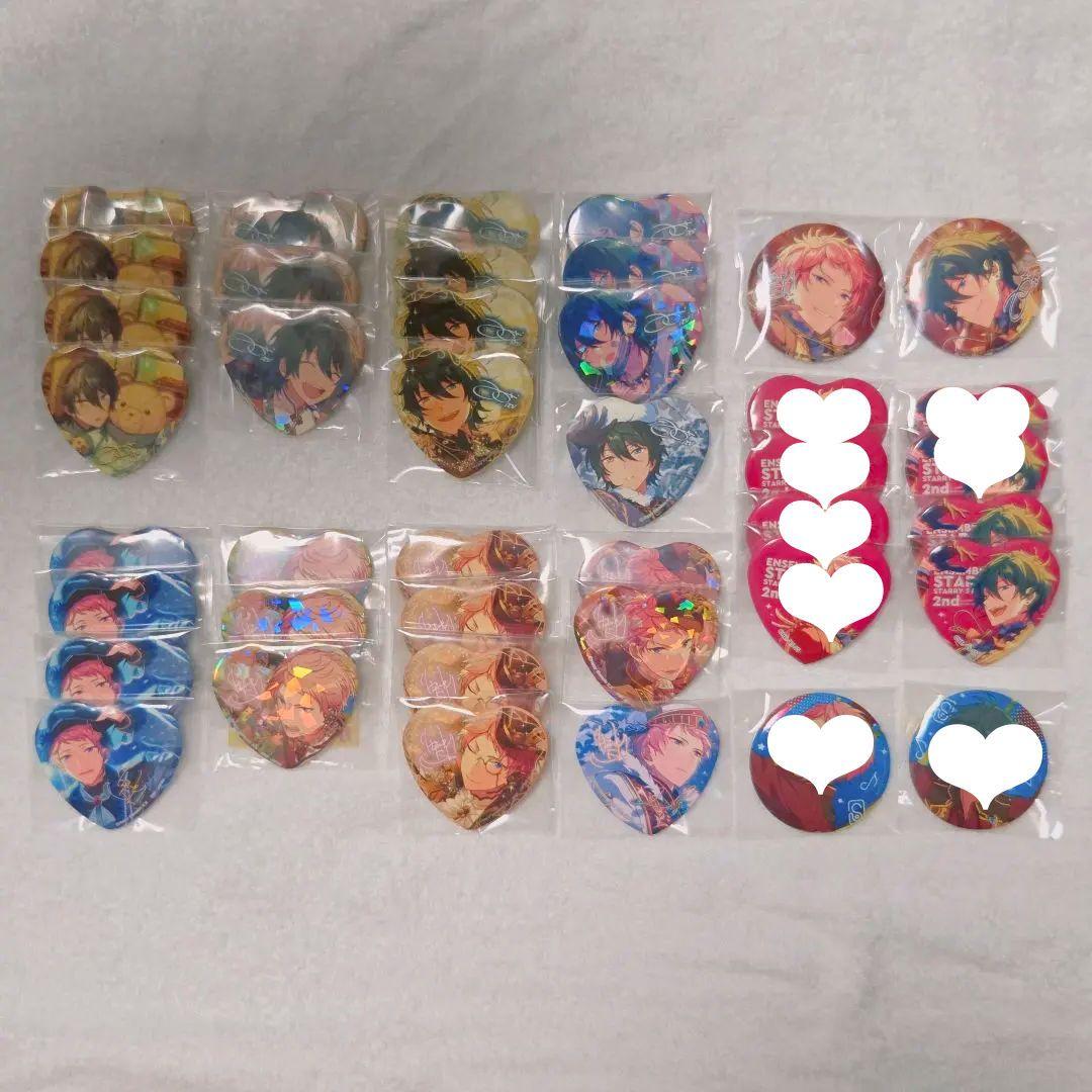あんスタ とるパカ ハート型缶バッジ カプセル缶 斎宮宗 影片みか