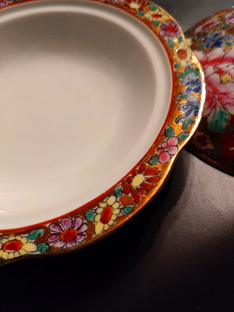 中国製　蓋付き　煮物椀？