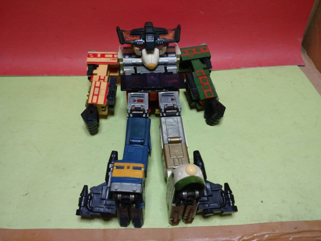 ライデンではありません!超激レア30年物中古品タカラ ダイアクロン トレインロボ