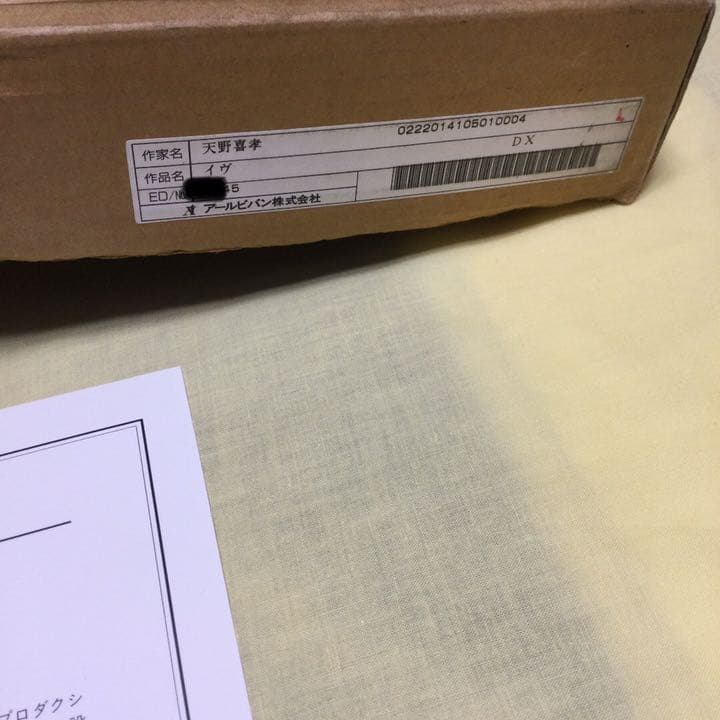 天野喜孝　イヴDX  リトグラフ　菱沼良樹コラボ