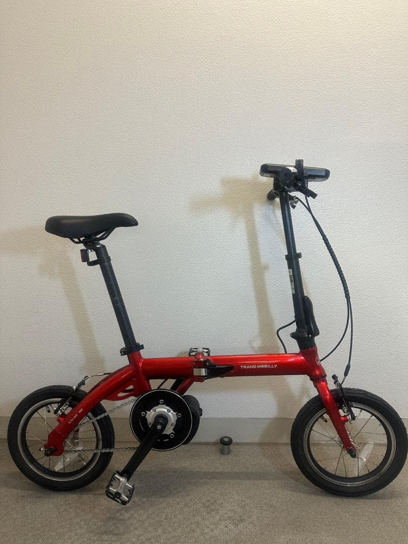 『配送可』ＴＲＡＮＳＭＯＢＩＬＬＹトランスモバイリー最少最軽量電動アシスト自転車