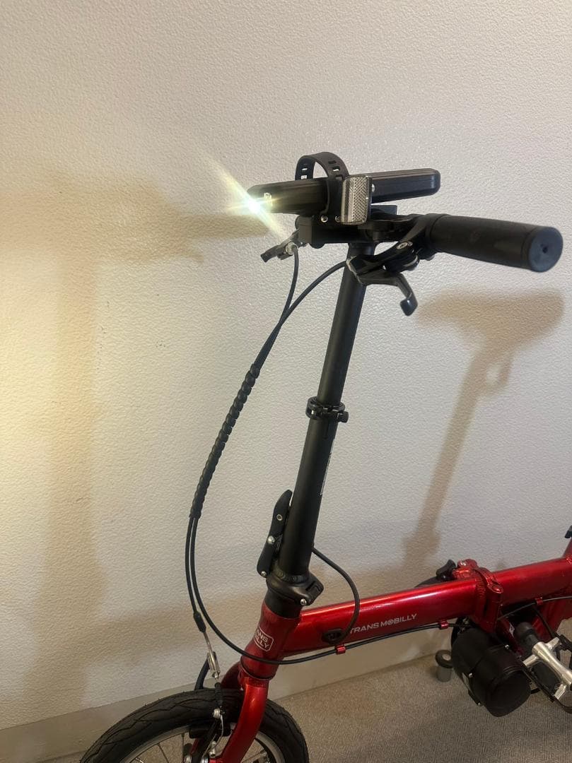 『配送可』ＴＲＡＮＳＭＯＢＩＬＬＹトランスモバイリー最少最軽量電動アシスト自転車