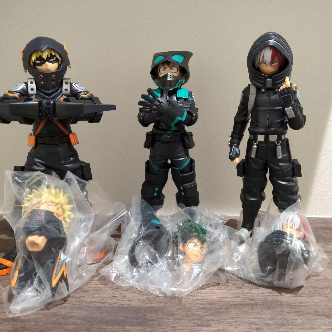 ヒロアカ　一番くじ　WORLD HEROES‘ MISSION3体セット