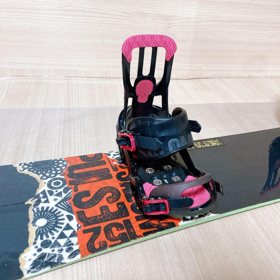 サロモン SALOMON PULSE スノーボード 152 M ビンディング