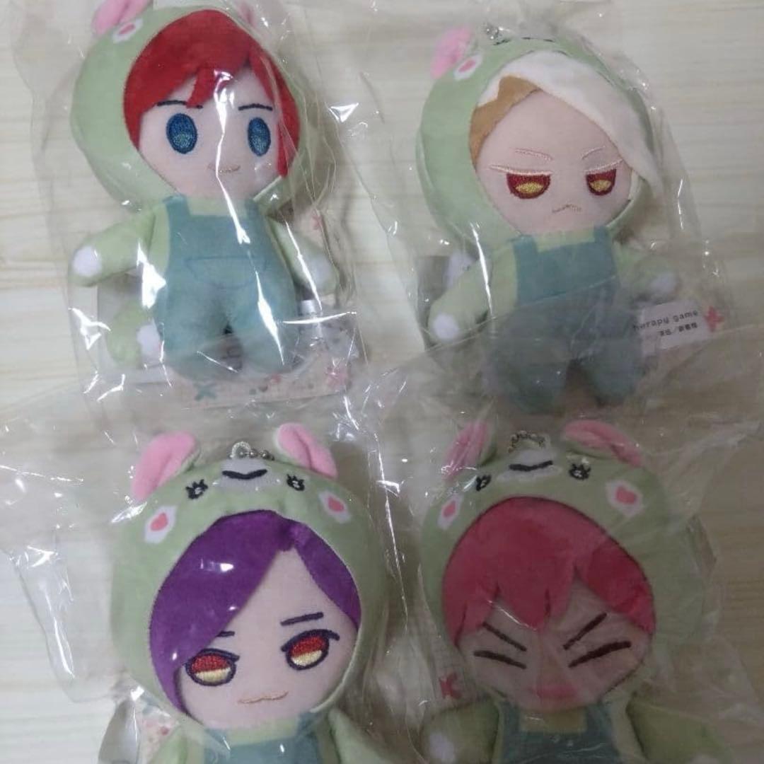 日ノ原巡 セラピーゲーム マスコットぬいぐるみ 4個セット　新品未開封【希少】