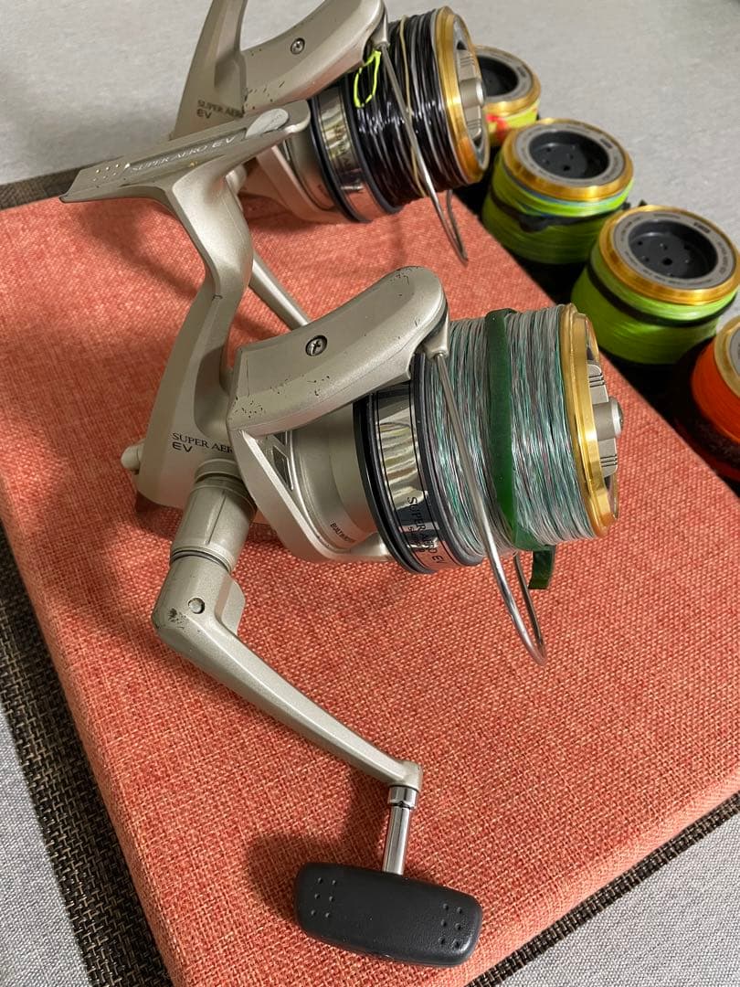 まだまだ現役　シマノ　初代スーパーエアロEV と替えスプール