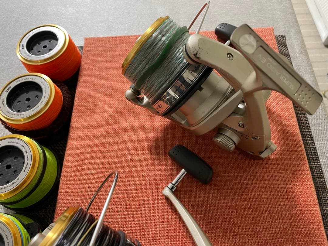 まだまだ現役　シマノ　初代スーパーエアロEV と替えスプール