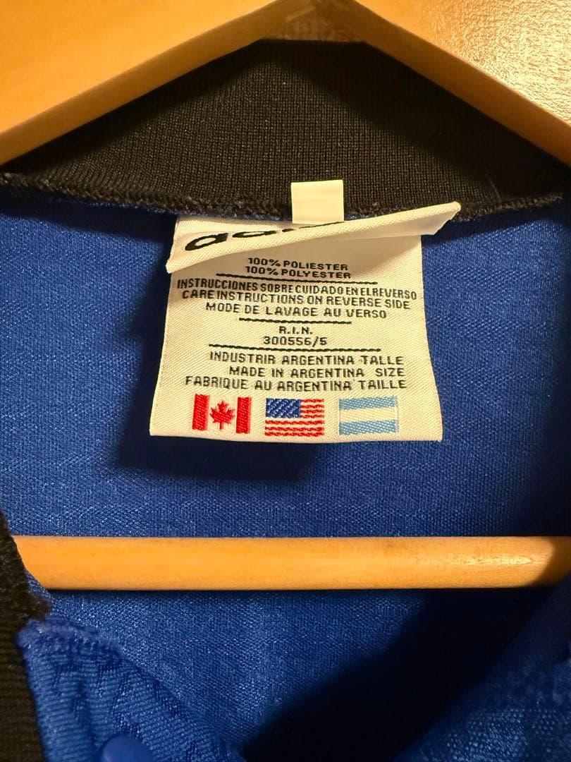 アルゼンチン代表 マラドーナadidas 青 ポロシャツ M