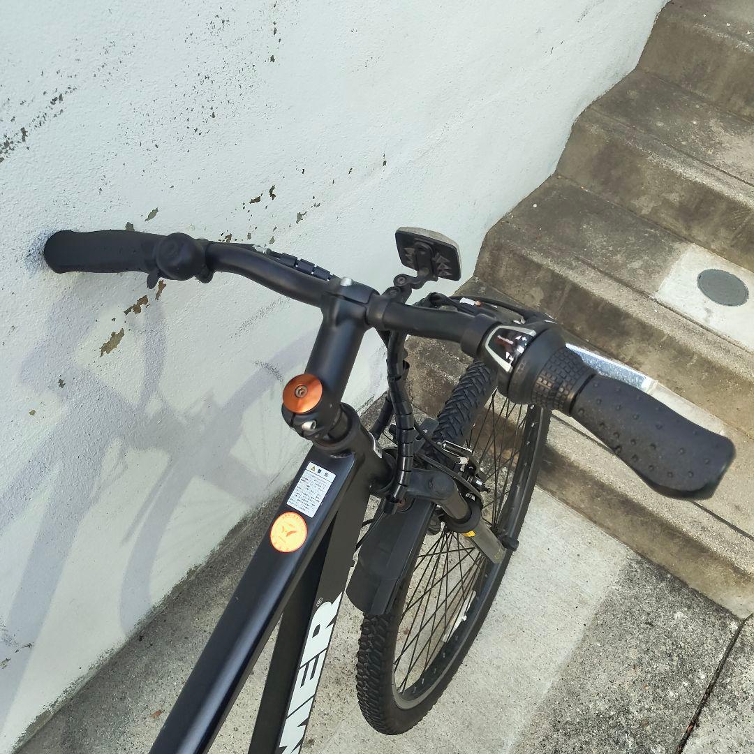 引取限定　HUMMER 電動アシスト黒 ギア　ハマー　ロードバイク　ジャンク