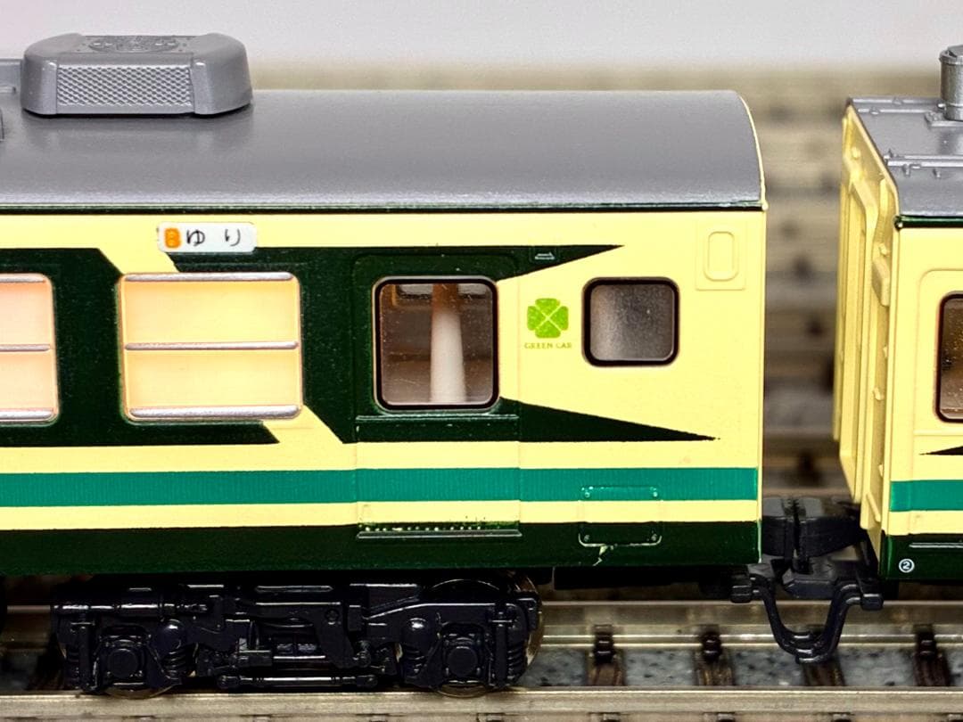 ★絶版・希少モデル！★165系 お座敷電車“なのはな”６両セット 愛称板装着済！