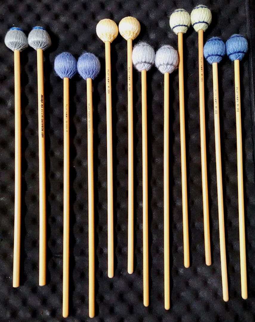 マリンバ用マレット 6組