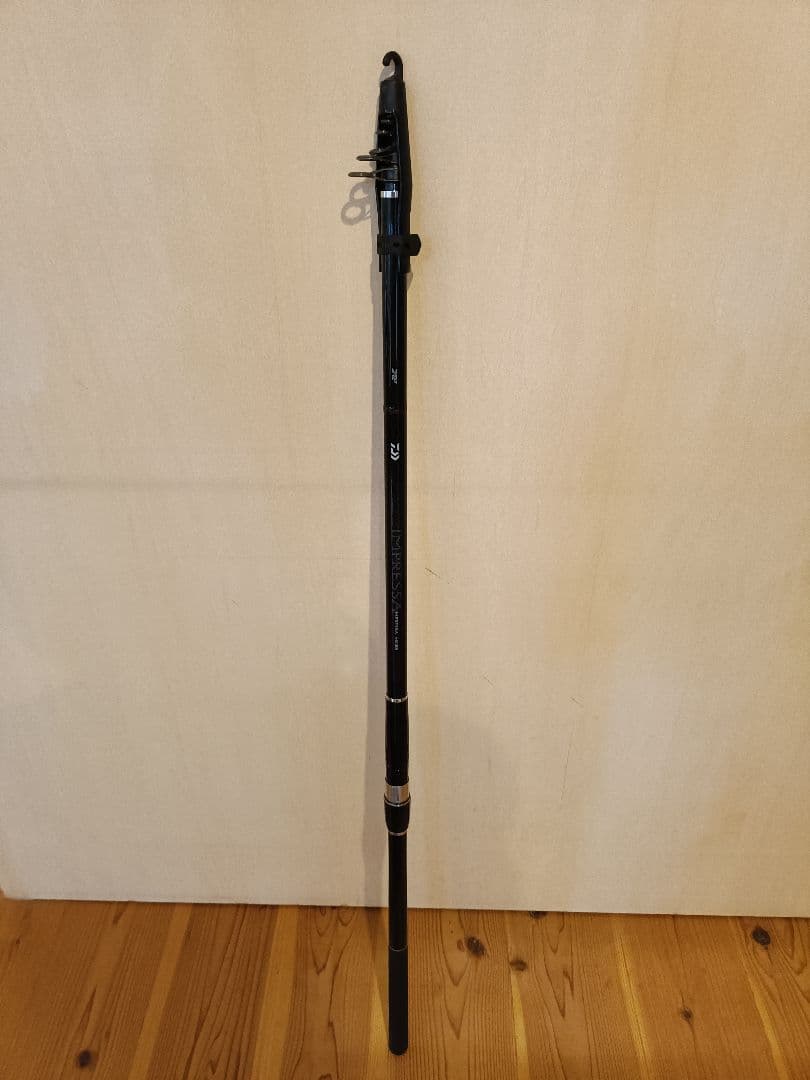 磯遠投投げ竿 ガイド付き　スピニング