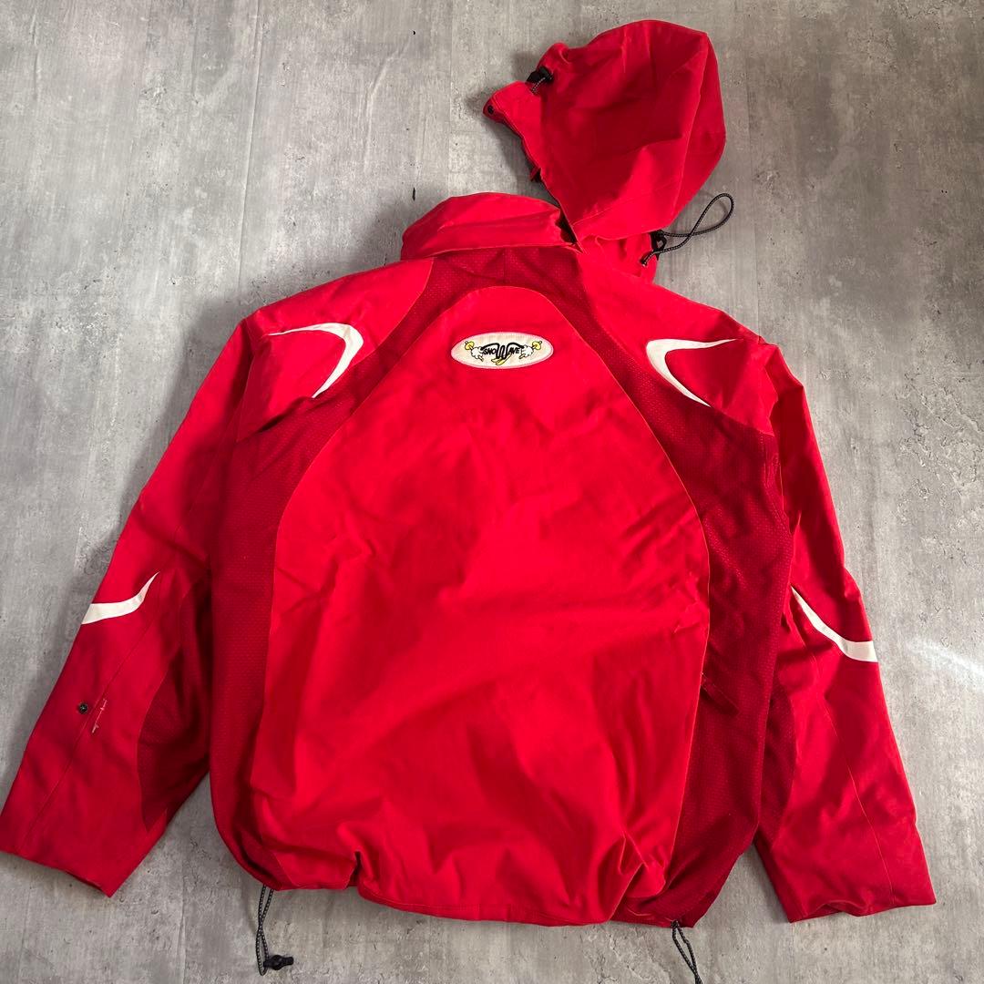 C7 GOLDWIN スキーウェア 上下セット インナー付 赤 メンズ L-XL