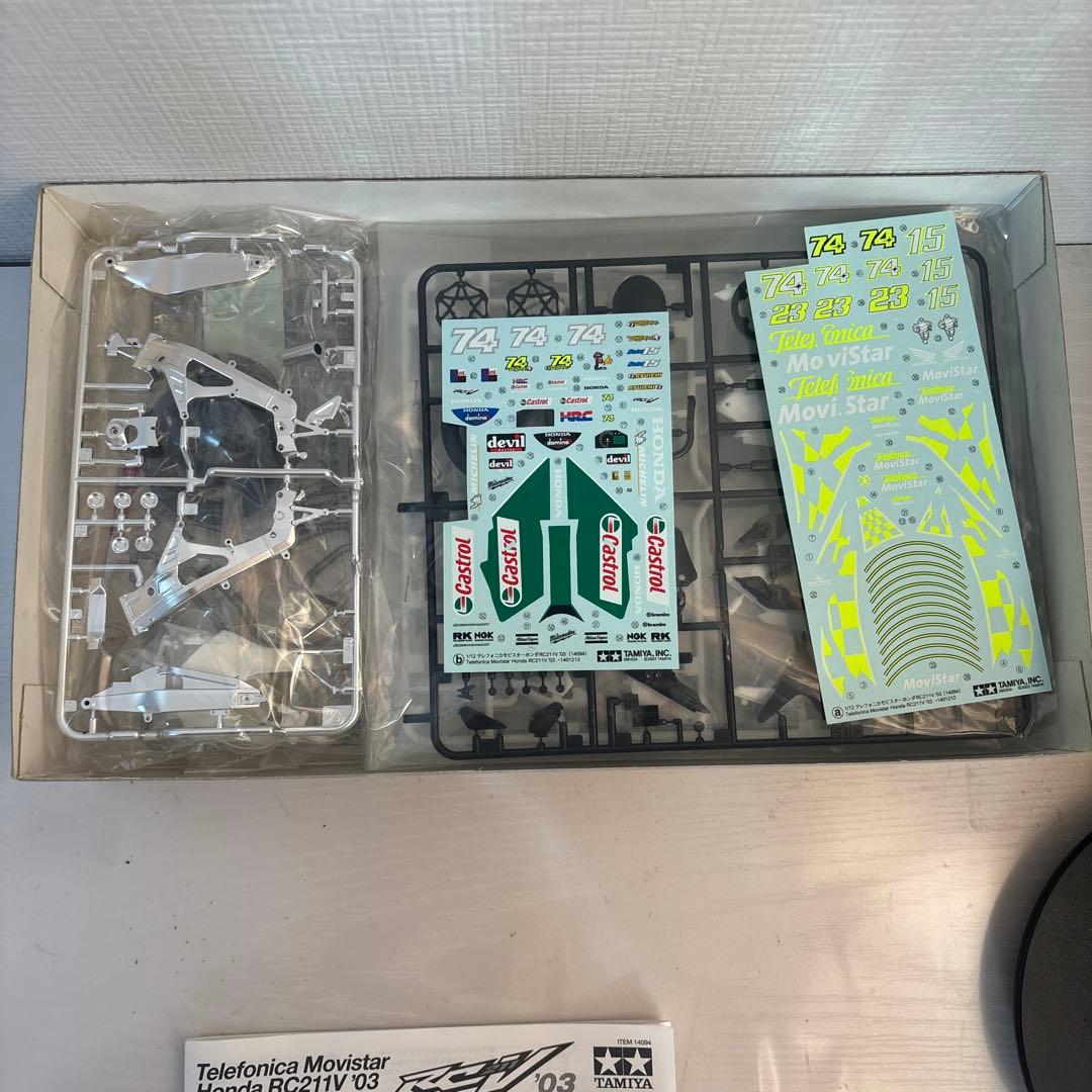 Tamiya Honda RC211V '03 モデルキット加藤大治郎新品未使用