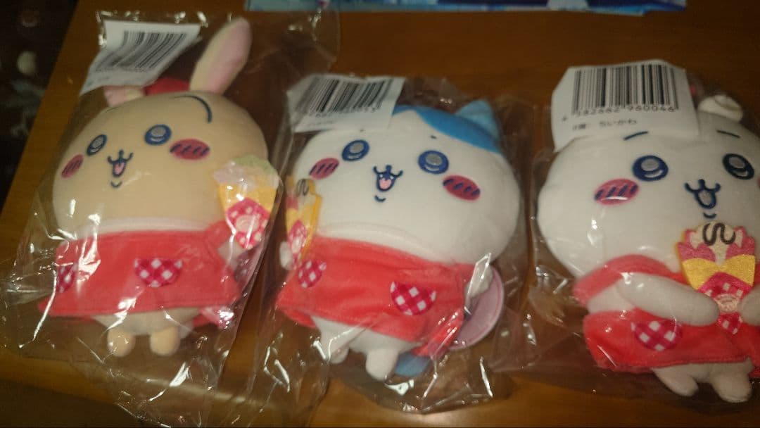 ちいかわ クレープくじ　マスコット　ぬいぐるみ 6点まとめ売り