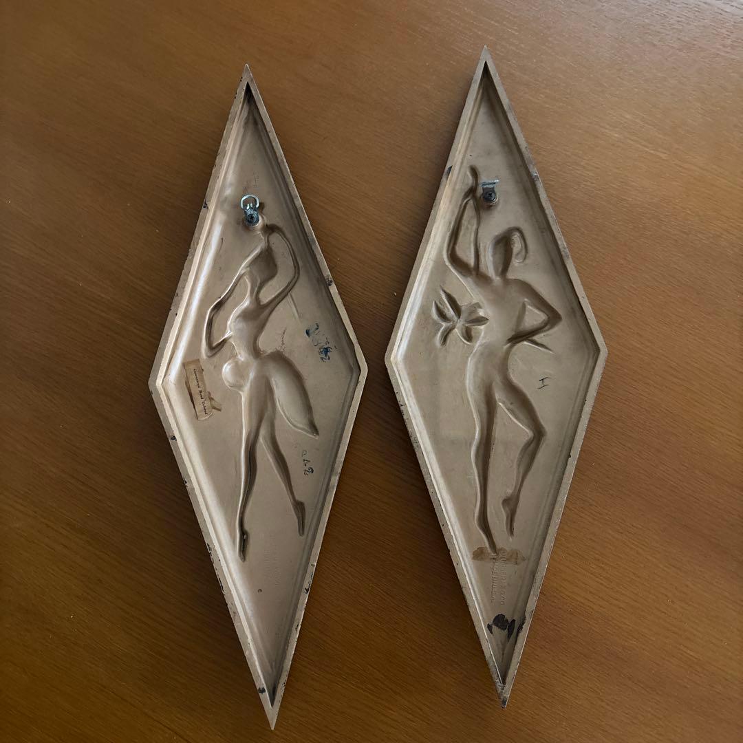 ウォールデコ　ミッドセンチュリー　アメリカ製　ビンテージ