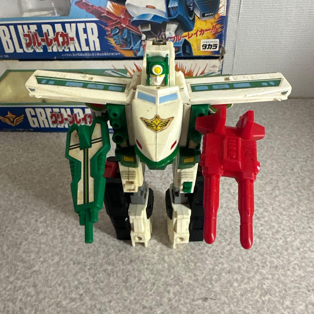 レトロ　当時物　勇者エクスカイザー　グリーンレイカー　ブルーレイカー