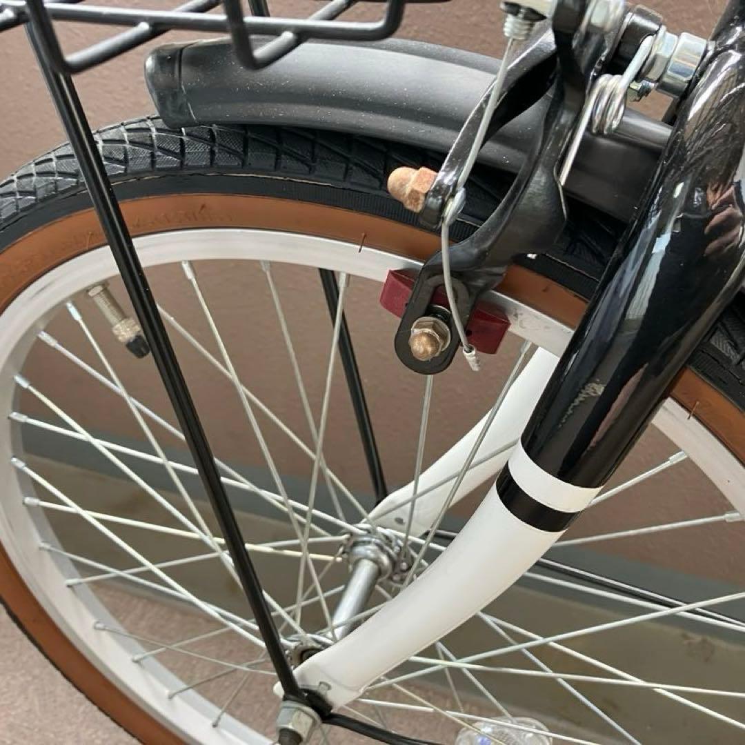 【美品】奈良〜関西圏引き渡し　20インチ フォルクスワーゲン　ブラック　自転車