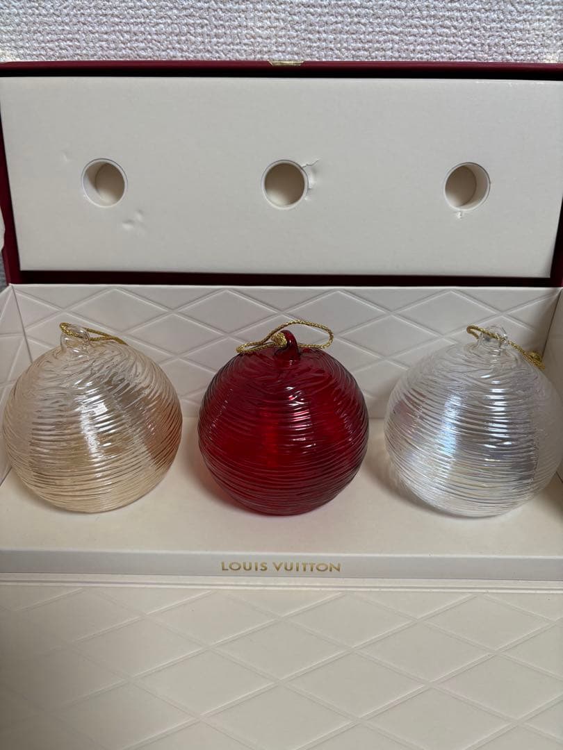 LOUIS VUITTON クリスマス　ガラスオーナメント　非売品