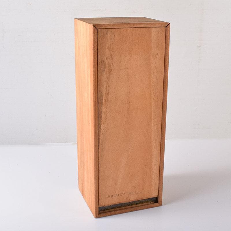 仏教美術　木彫　観音菩薩像　仏像　置物　木箱付　C　7604C